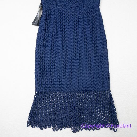 New! Kay Unger‎ Tatum Dress in midnight navy blue, size 10 - Picture 5 of 16